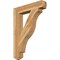 Ekena Millwork Funston Craftsman Rough Sawn Bracket, Western Red Cedar, 6"W x 34"D x 46"H BKT06X34X46FST04RWR - alternate 1